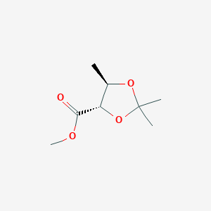 B151715 (4S,5R)-Methyl 2,2,5-trimethyl-1,3-dioxolane-4-carboxylate CAS No. 38410-80-9