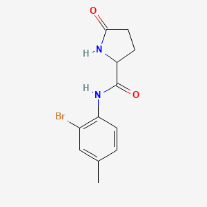 N-(2-bromo-4-methylphenyl)-5-oxoprolinamide