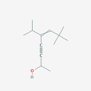 7,7-Dimethyl-5-(propan-2-yl)oct-5-en-3-yn-2-ol