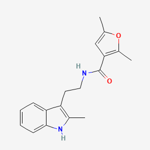 molecular formula C18H20N2O2 B15171643 2,5-Dimethyl-N-[2-(2-methyl-1H-indol-3-yl)ethyl]furan-3-carboxamide CAS No. 920505-95-9