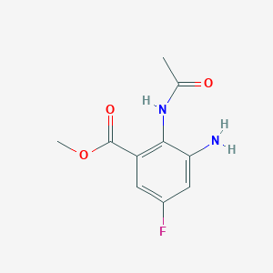 Methyl 2-acetamido-3-amino-5-fluorobenzoate