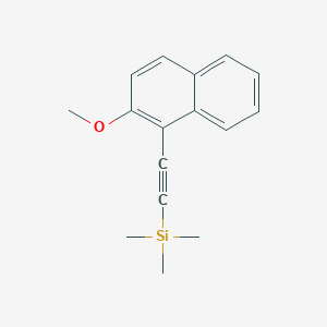 [(2-Methoxynaphthalen-1-yl)ethynyl](trimethyl)silane