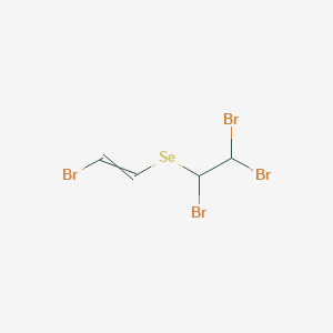 1-Bromo-2-[(1,2,2-tribromoethyl)selanyl]ethene