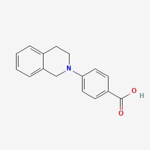 molecular formula C16H15NO2 B1517169 4-(1,2,3,4-四氢异喹啉-2-基)苯甲酸 CAS No. 1020933-05-4
