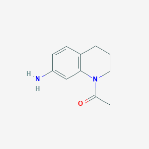 B1517171 1-(7-amino-3,4-dihydroquinolin-1(2H)-yl)ethanone CAS No. 545394-33-0