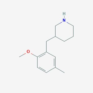 3-(2-Methoxy-5-methyl-benzyl)-piperidine