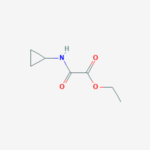 molecular formula C7H11NO3 B1517172 乙基(环丙基氨基)(氧代)乙酸酯 CAS No. 722486-66-0