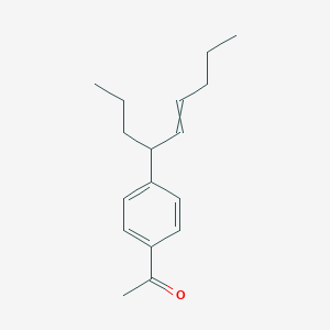 1-[4-(Non-5-en-4-yl)phenyl]ethan-1-one