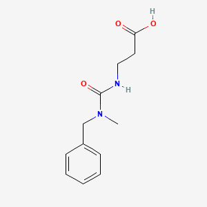 molecular formula C12H16N2O3 B1517180 3-[[苄基(甲基)氨基羰基]氨基]丙酸 CAS No. 1018300-35-0