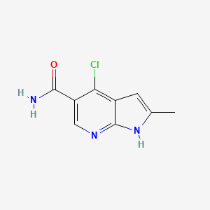 1H-Pyrrolo[2,3-b]pyridine-5-carboxamide, 4-chloro-2-methyl-