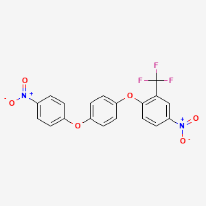 4-Nitro-1-[4-(4-nitrophenoxy)phenoxy]-2-(trifluoromethyl)benzene