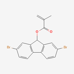 (2,7-dibromo-9H-fluoren-9-yl) 2-methylprop-2-enoate