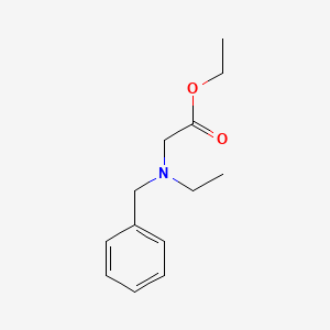 molecular formula C13H19NO2 B1517188 2-[苄基(乙基)氨基]乙酸乙酯 CAS No. 100618-39-1