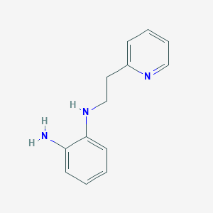 molecular formula C13H15N3 B1517189 N~1~-[2-(吡啶-2-基)乙基]苯-1,2-二胺 CAS No. 115581-69-6