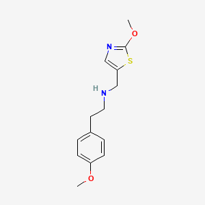 [2-(4-Methoxy-phenyl)-ethyl]-(2-methoxy-thiazol-5-ylmethyl)-amine