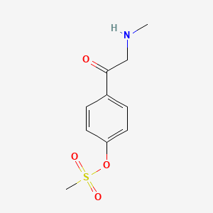 4-(N-Methylglycyl)phenyl methanesulfonate