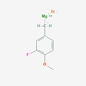 Magnesium;2-fluoro-4-methanidyl-1-methoxybenzene;bromide