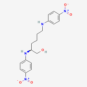 (2S)-2,6-Bis(4-nitroanilino)hexan-1-ol