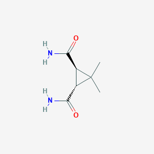 (1R,2R)-3,3-dimethylcyclopropane-1,2-dicarboxamide