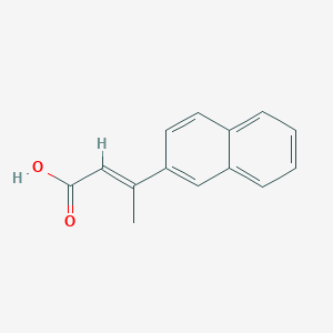 B1517195 2-Butenoic acid, 3-(2-naphthalenyl)-, (2E)- CAS No. 565190-69-4
