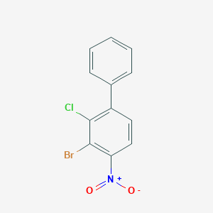 3-Bromo-2-chloro-4-nitro-1,1'-biphenyl