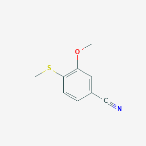 3-Methoxy-4-(methylsulfanyl)benzonitrile