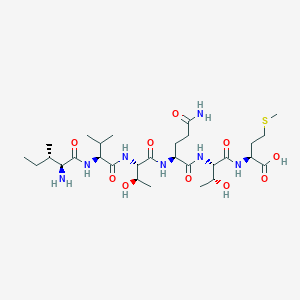 L-Isoleucyl-L-valyl-L-threonyl-L-glutaminyl-L-threonyl-L-methionine