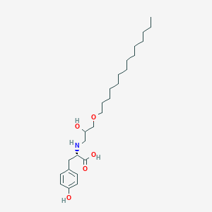 N-[2-Hydroxy-3-(tetradecyloxy)propyl]tyrosine