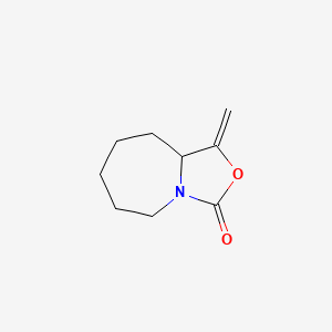 1H,3H-Oxazolo[3,4-a]azepin-3-one, hexahydro-1-methylene-