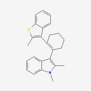 1,2-Dimethyl-3-[2-(2-methyl-1-benzothiophen-3-yl)cyclohex-1-en-1-yl]-1H-indole