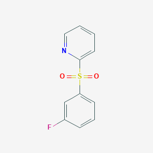 2-[(3-Fluorophenyl)sulfonyl]pyridine