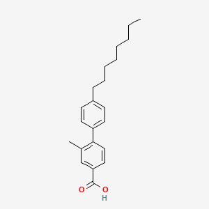 2-Methyl-4'-octyl[1,1'-biphenyl]-4-carboxylic acid