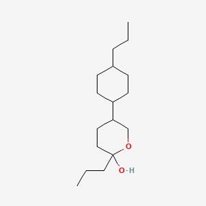 2-Propyl-5-(4-propylcyclohexyl)oxan-2-ol