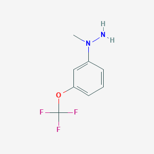 1-Methyl-1-[3-(trifluoromethoxy)phenyl]hydrazine