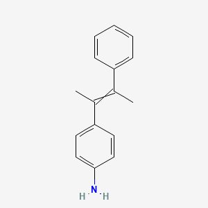 4-(3-Phenylbut-2-en-2-yl)aniline