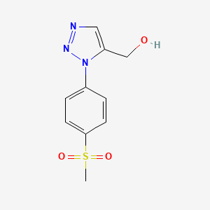 {1-[4-(Methanesulfonyl)phenyl]-1H-1,2,3-triazol-5-yl}methanol