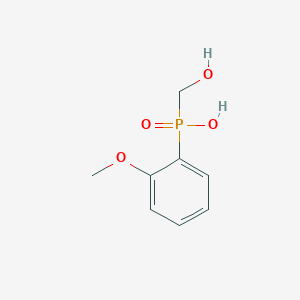 molecular formula C8H11O4P B15172162 (Hydroxymethyl)(2-methoxyphenyl)phosphinic acid CAS No. 918955-66-5