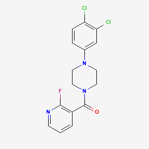 [4-(3,4-Dichlorophenyl)piperazin-1-yl](2-fluoropyridin-3-yl)methanone