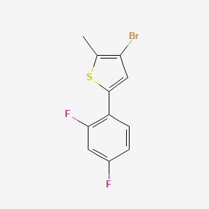 3-Bromo-5-(2,4-difluorophenyl)-2-methylthiophene