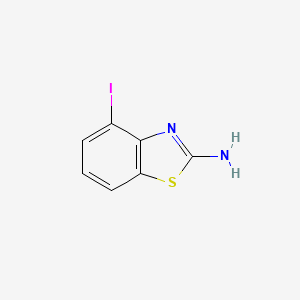 molecular formula C7H5IN2S B1517221 4-Iodobenzo[d]thiazol-2-amine CAS No. 1039326-79-8