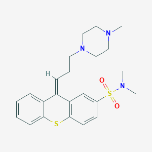 molecular formula C23H29N3O2S2 B151723 Thiothixene CAS No. 3313-26-6
