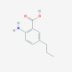 molecular formula C10H13NO2 B1517233 2-Amino-5-propylbenzoic acid CAS No. 637347-93-4