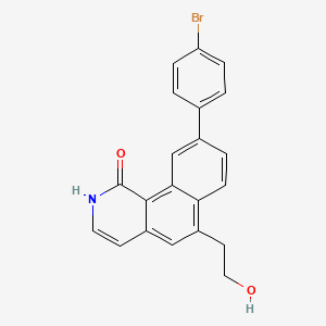 9-(4-Bromophenyl)-6-(2-hydroxyethyl)benzo[h]isoquinolin-1(2H)-one