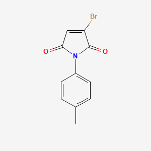 molecular formula C11H8BrNO2 B1517248 3-bromo-1-(4-methylphenyl)-1H-pyrrole-2,5-dione CAS No. 91182-54-6