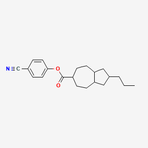 4-Cyanophenyl 2-propyldecahydroazulene-6-carboxylate