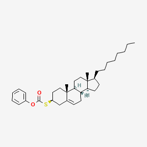 phenyl [(3S,8S,9S,10R,13R,14S,17S)-10,13-dimethyl-17-octyl-2,3,4,7,8,9,11,12,14,15,16,17-dodecahydro-1H-cyclopenta[a]phenanthren-3-yl]sulfanylformate