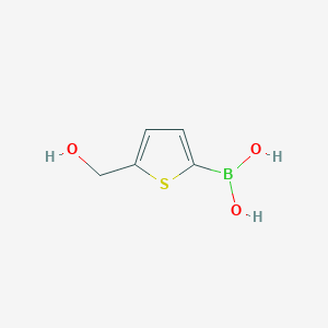 molecular formula C5H7BO3S B151725 5-Hydroxymethylthiophene-2-boronic acid CAS No. 338454-45-8