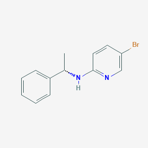 molecular formula C13H13BrN2 B1517256 5-bromo-N-[(1S)-1-phenylethyl]pyridin-2-amine CAS No. 1807885-10-4
