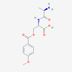 D-Alanyl-O-(4-methoxybenzoyl)-L-serine