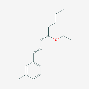 1-(4-Ethoxyocta-1,3-dien-1-yl)-3-methylbenzene